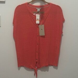 Tommy Bahama Linnea Vneck Camp shirt